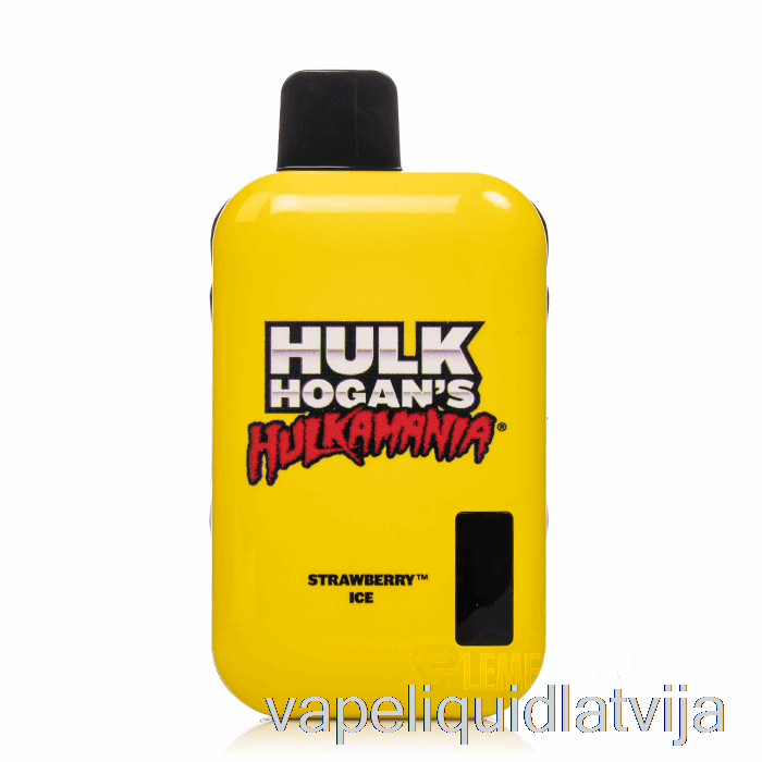 Hulk Hogan Hulkamania 8000 Vienreizējās Lietošanas Zemeņu Ledus Vape šķidrums